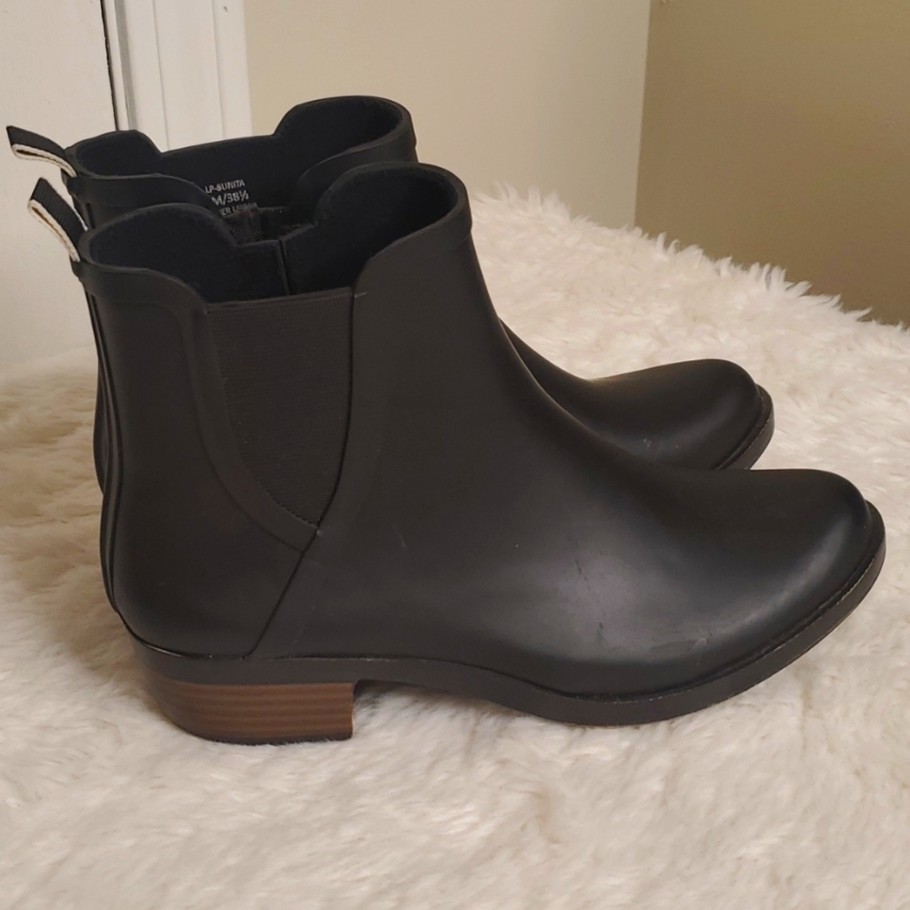 Lucky Brand Black Heeled Boots
